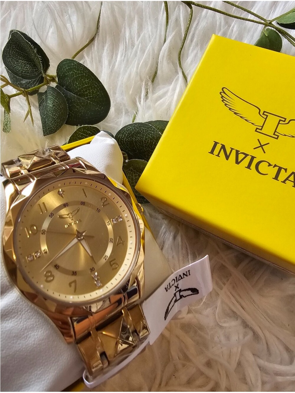 Invicta Gold Tone 41mm NWT